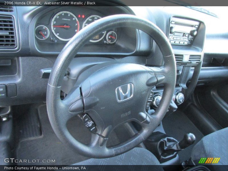 Alabaster Silver Metallic / Black 2006 Honda CR-V EX