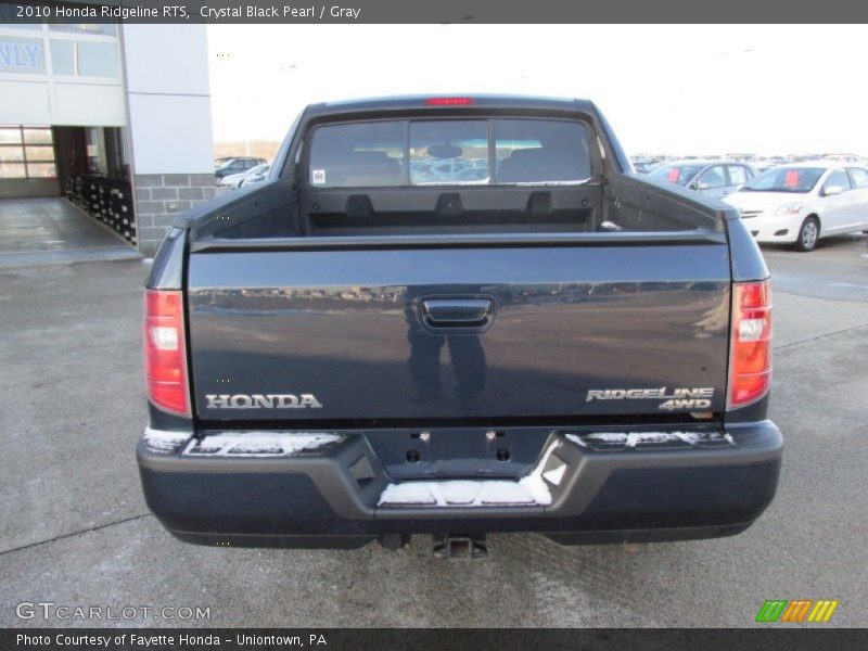 Crystal Black Pearl / Gray 2010 Honda Ridgeline RTS