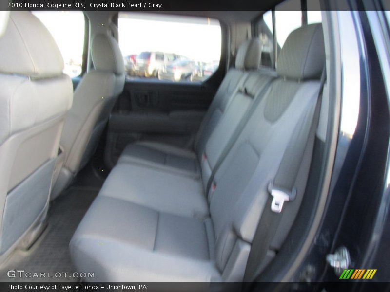 Crystal Black Pearl / Gray 2010 Honda Ridgeline RTS