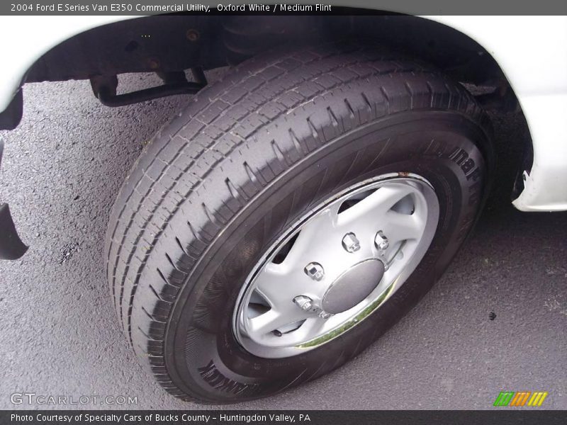Oxford White / Medium Flint 2004 Ford E Series Van E350 Commercial Utility