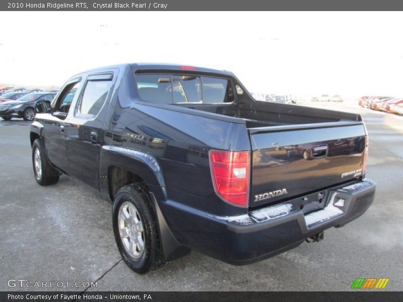 Crystal Black Pearl / Gray 2010 Honda Ridgeline RTS