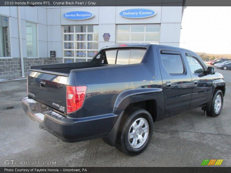 Crystal Black Pearl / Gray 2010 Honda Ridgeline RTS