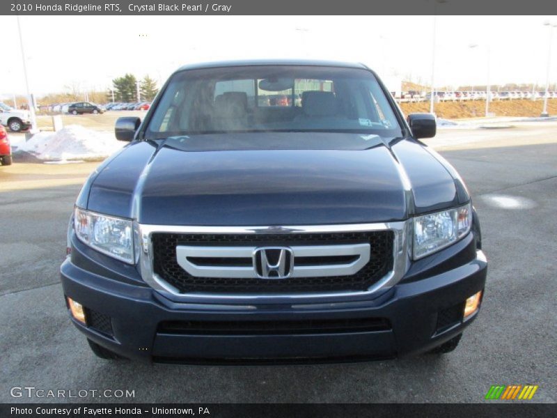 Crystal Black Pearl / Gray 2010 Honda Ridgeline RTS