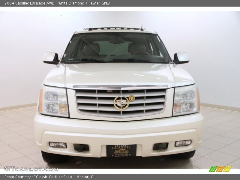 White Diamond / Pewter Gray 2004 Cadillac Escalade AWD