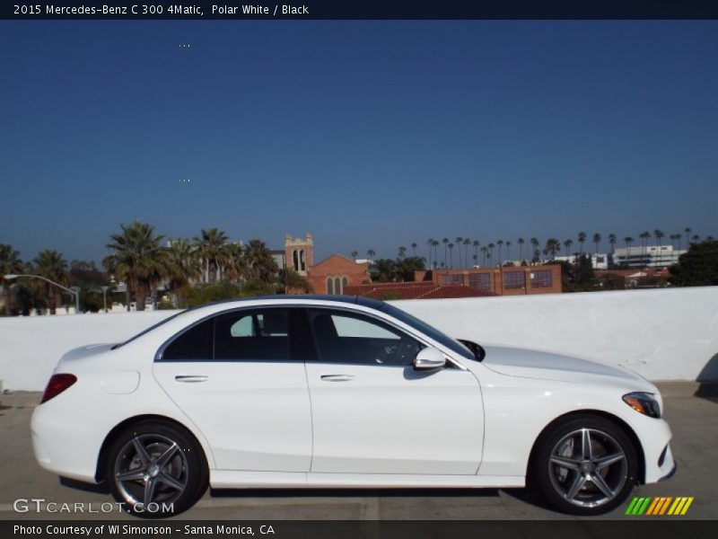 Polar White / Black 2015 Mercedes-Benz C 300 4Matic
