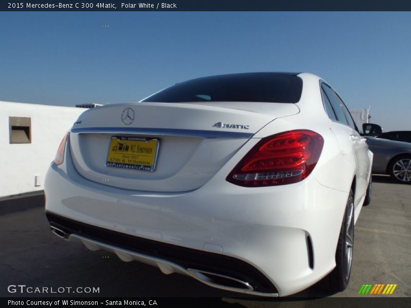 Polar White / Black 2015 Mercedes-Benz C 300 4Matic