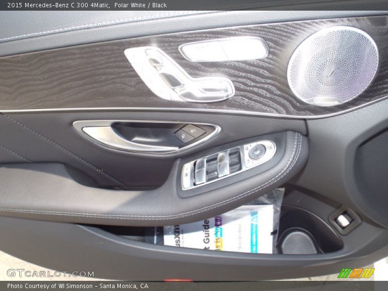 Polar White / Black 2015 Mercedes-Benz C 300 4Matic
