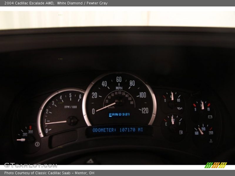 White Diamond / Pewter Gray 2004 Cadillac Escalade AWD