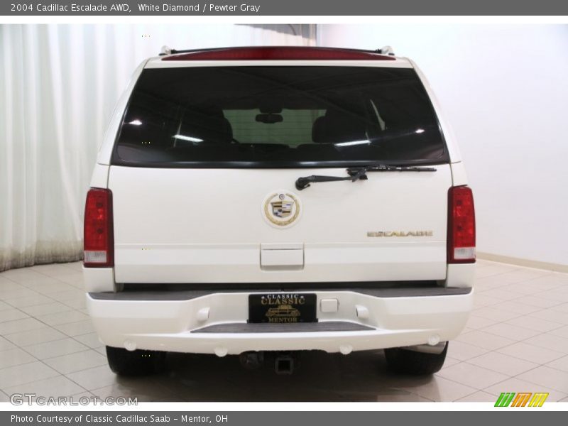 White Diamond / Pewter Gray 2004 Cadillac Escalade AWD