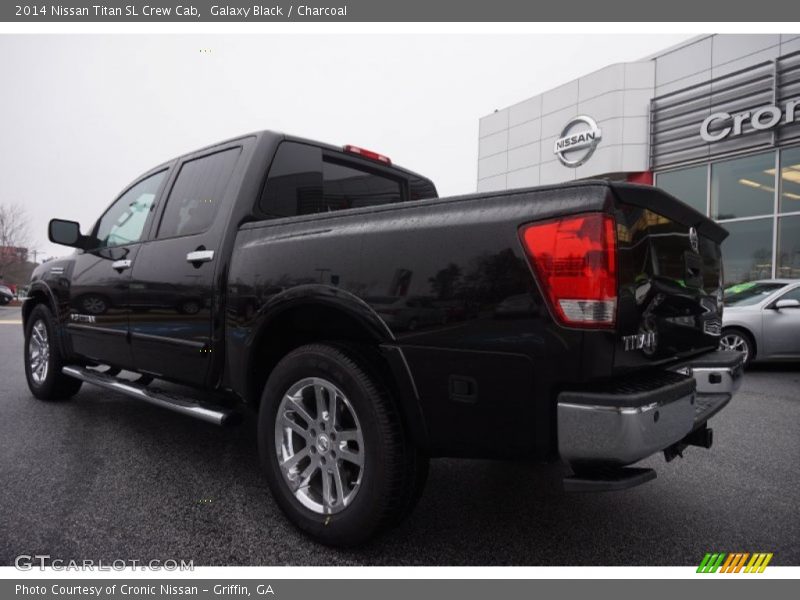 Galaxy Black / Charcoal 2014 Nissan Titan SL Crew Cab