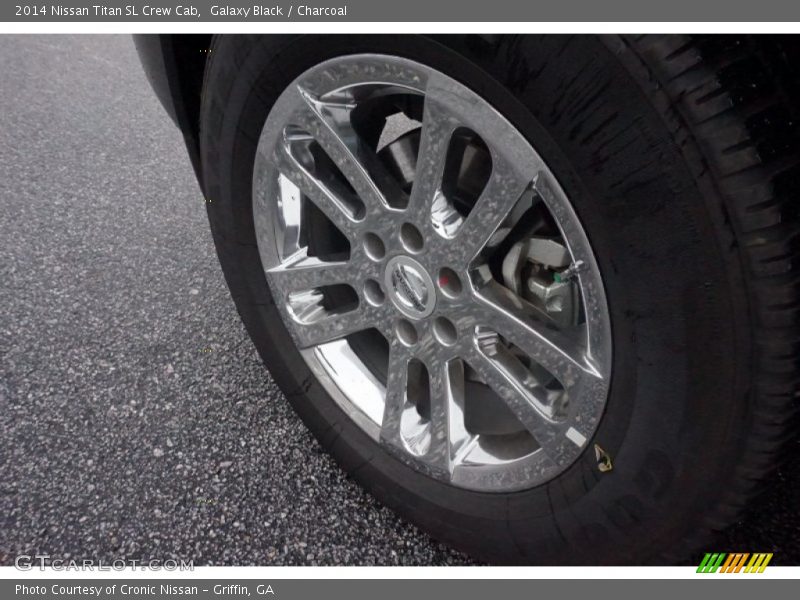 Galaxy Black / Charcoal 2014 Nissan Titan SL Crew Cab