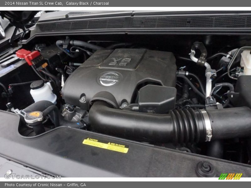 Galaxy Black / Charcoal 2014 Nissan Titan SL Crew Cab