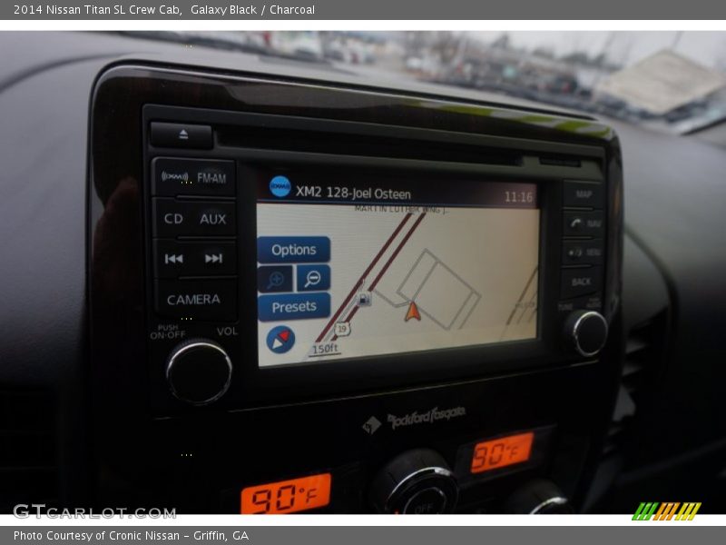 Galaxy Black / Charcoal 2014 Nissan Titan SL Crew Cab