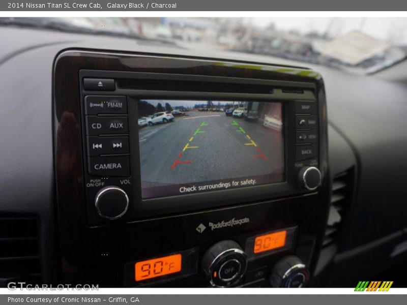 Galaxy Black / Charcoal 2014 Nissan Titan SL Crew Cab