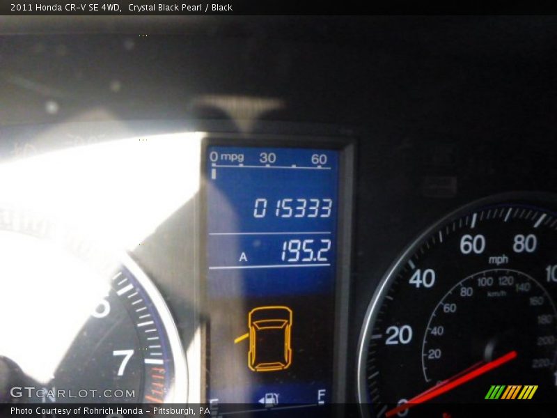 Crystal Black Pearl / Black 2011 Honda CR-V SE 4WD