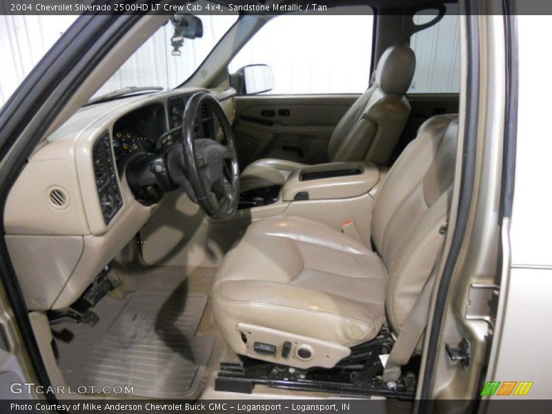 Sandstone Metallic / Tan 2004 Chevrolet Silverado 2500HD LT Crew Cab 4x4