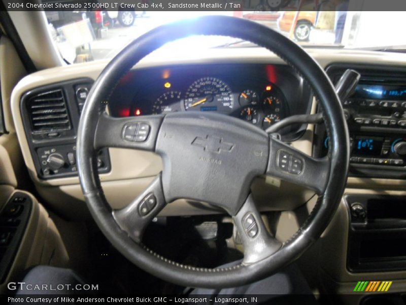Sandstone Metallic / Tan 2004 Chevrolet Silverado 2500HD LT Crew Cab 4x4