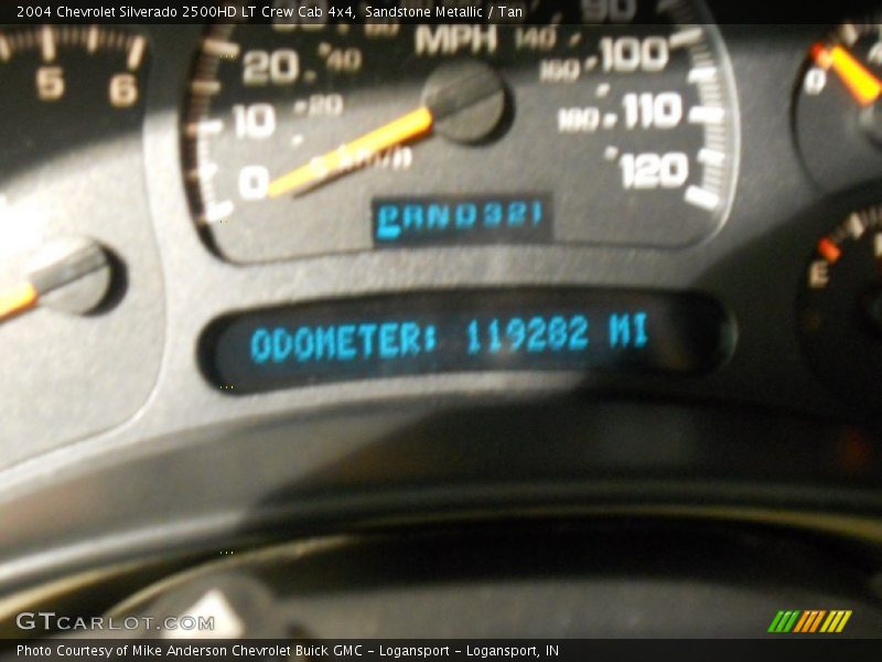 Sandstone Metallic / Tan 2004 Chevrolet Silverado 2500HD LT Crew Cab 4x4