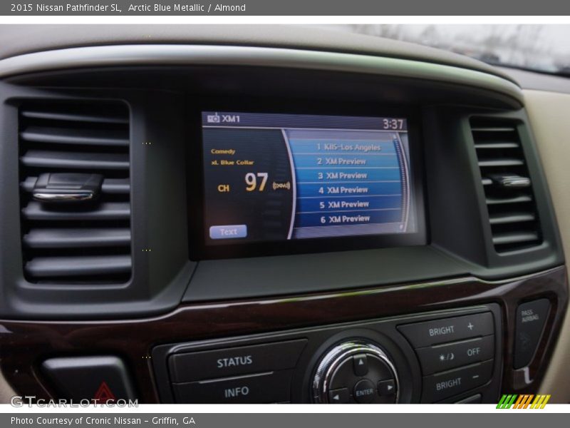 Arctic Blue Metallic / Almond 2015 Nissan Pathfinder SL