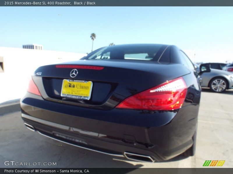 Black / Black 2015 Mercedes-Benz SL 400 Roadster