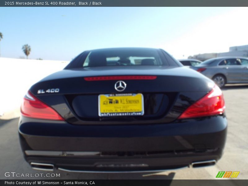 Black / Black 2015 Mercedes-Benz SL 400 Roadster