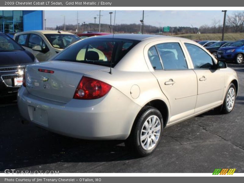 Gold Mist Metallic / Ebony 2009 Chevrolet Cobalt LT Sedan