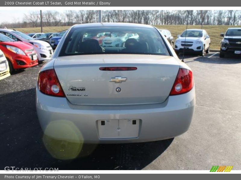 Gold Mist Metallic / Ebony 2009 Chevrolet Cobalt LT Sedan
