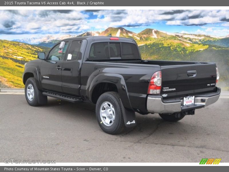 Black / Graphite 2015 Toyota Tacoma V6 Access Cab 4x4