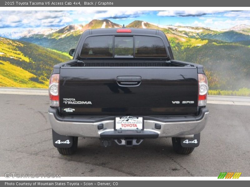 Black / Graphite 2015 Toyota Tacoma V6 Access Cab 4x4