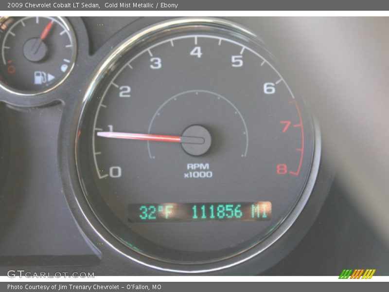 Gold Mist Metallic / Ebony 2009 Chevrolet Cobalt LT Sedan