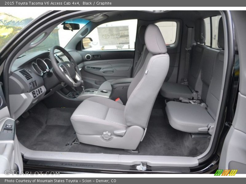 Black / Graphite 2015 Toyota Tacoma V6 Access Cab 4x4