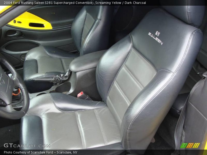 Screaming Yellow / Dark Charcoal 2004 Ford Mustang Saleen S281 Supercharged Convertible
