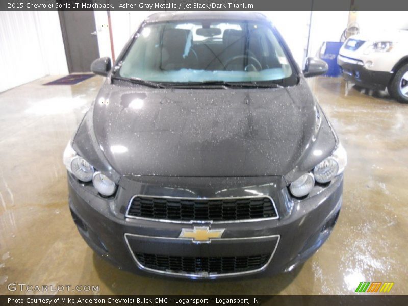 Ashen Gray Metallic / Jet Black/Dark Titanium 2015 Chevrolet Sonic LT Hatchback
