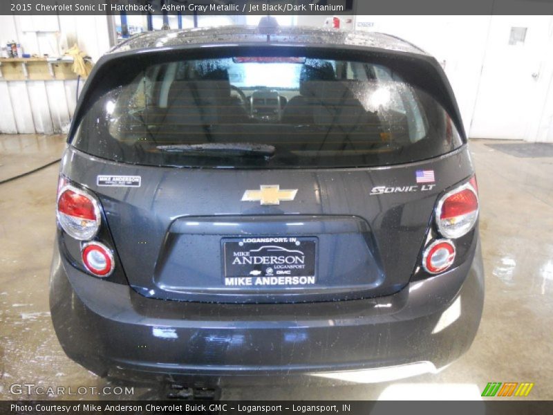 Ashen Gray Metallic / Jet Black/Dark Titanium 2015 Chevrolet Sonic LT Hatchback