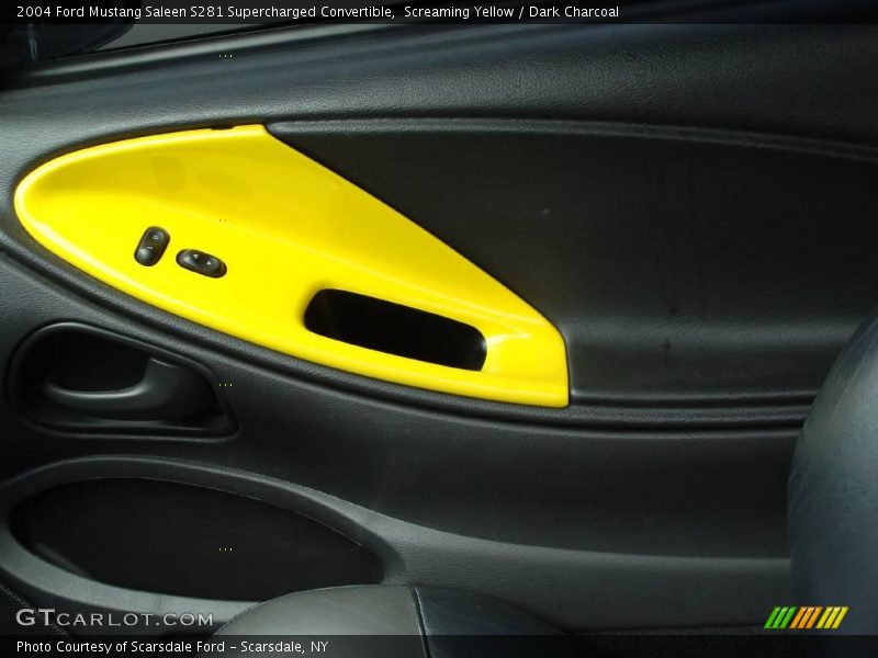 Screaming Yellow / Dark Charcoal 2004 Ford Mustang Saleen S281 Supercharged Convertible