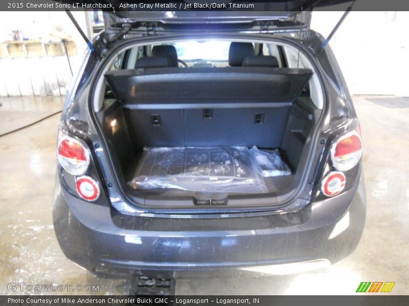 Ashen Gray Metallic / Jet Black/Dark Titanium 2015 Chevrolet Sonic LT Hatchback