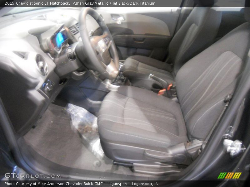 Ashen Gray Metallic / Jet Black/Dark Titanium 2015 Chevrolet Sonic LT Hatchback