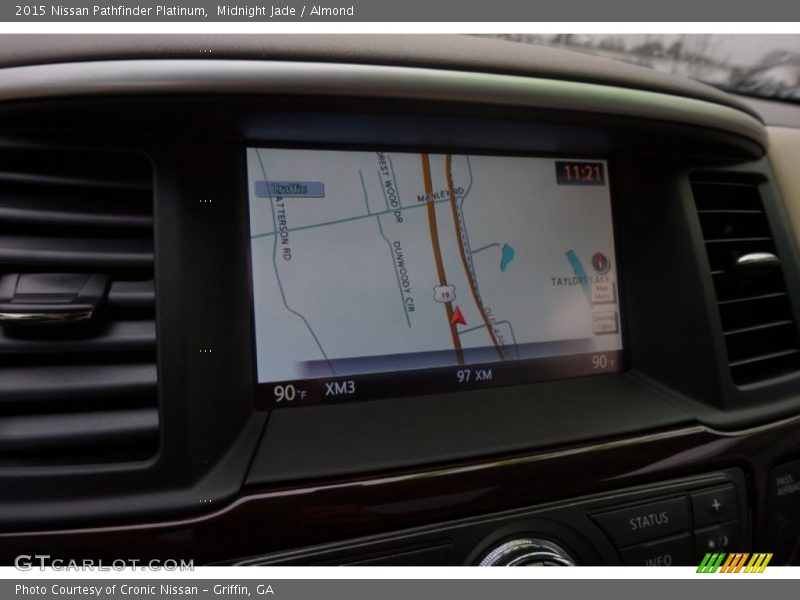 Navigation of 2015 Pathfinder Platinum