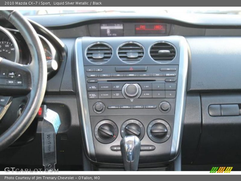 Liquid Silver Metallic / Black 2010 Mazda CX-7 i Sport