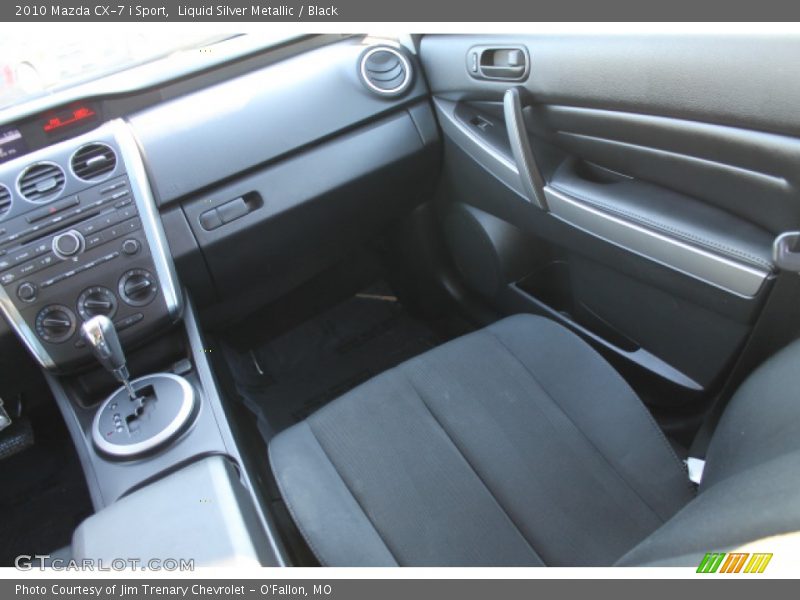 Liquid Silver Metallic / Black 2010 Mazda CX-7 i Sport
