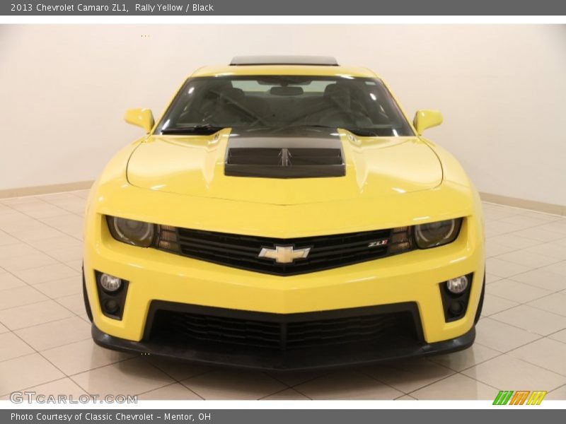 Rally Yellow / Black 2013 Chevrolet Camaro ZL1