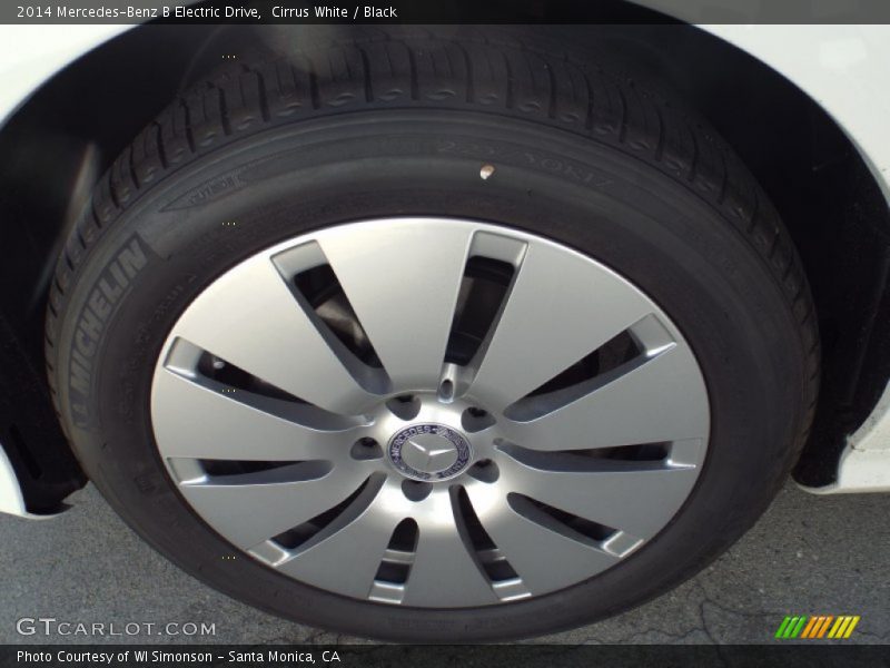 Cirrus White / Black 2014 Mercedes-Benz B Electric Drive