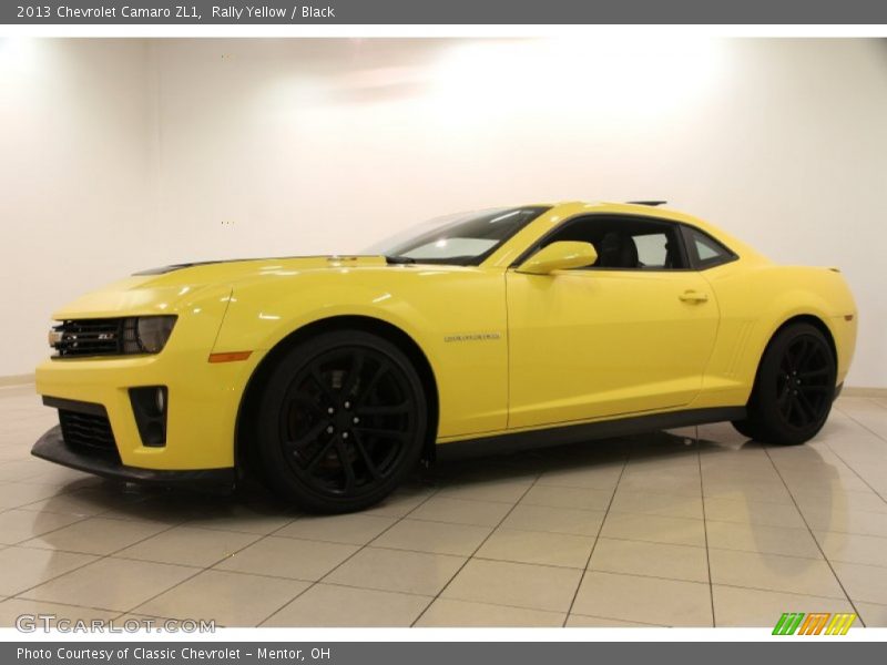 Rally Yellow / Black 2013 Chevrolet Camaro ZL1