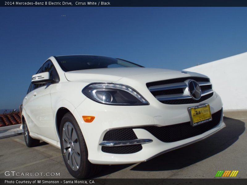 Cirrus White / Black 2014 Mercedes-Benz B Electric Drive