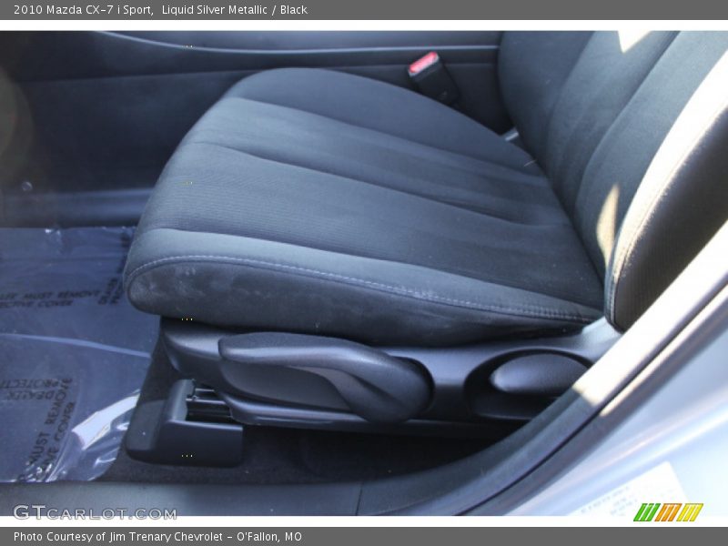 Liquid Silver Metallic / Black 2010 Mazda CX-7 i Sport