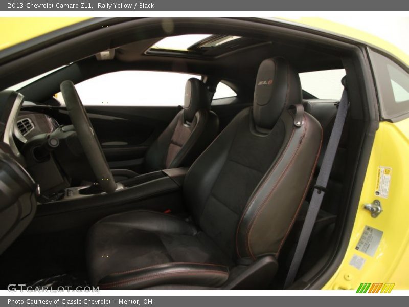 Rally Yellow / Black 2013 Chevrolet Camaro ZL1