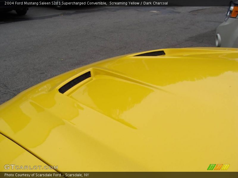 Screaming Yellow / Dark Charcoal 2004 Ford Mustang Saleen S281 Supercharged Convertible