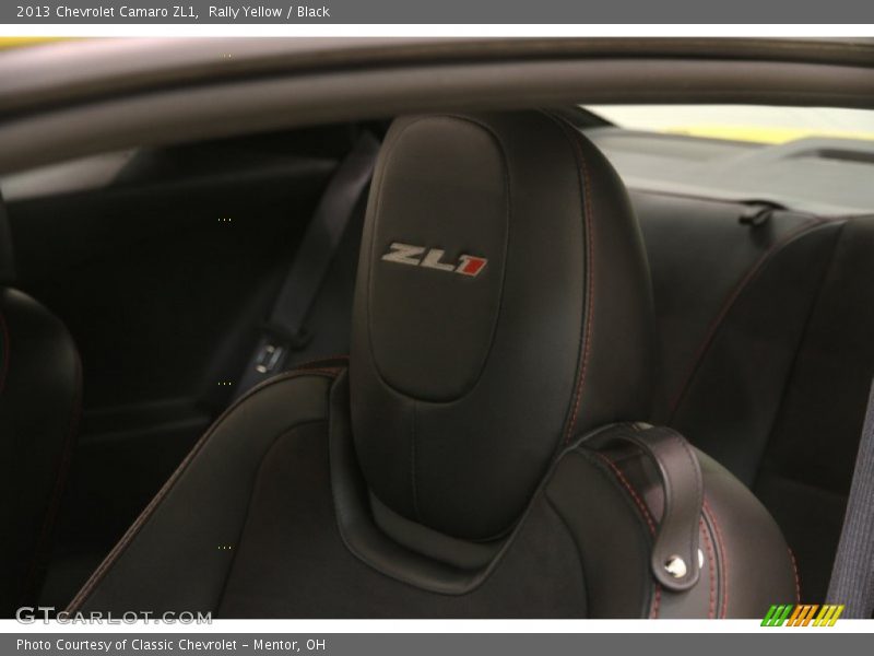 Rally Yellow / Black 2013 Chevrolet Camaro ZL1