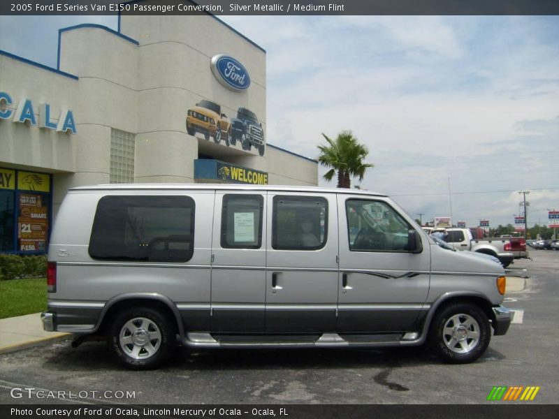Silver Metallic / Medium Flint 2005 Ford E Series Van E150 Passenger Conversion
