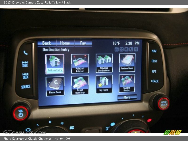 Rally Yellow / Black 2013 Chevrolet Camaro ZL1